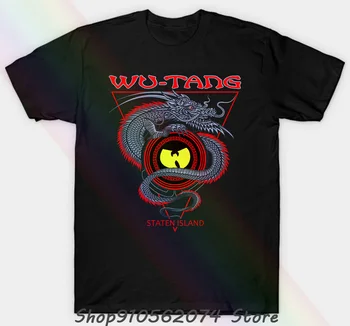 Wu Tang Clan Staten Island Vrh Glavo Unisex T-shirt Vratu Toplejše