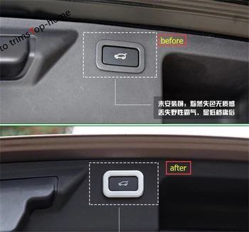 Yimaautotrims Zadnja Vrata Prtljažnik Moč vrata prtljažnika Stikalo Gumb za Kritje Trim Za Land Rover Discovery Šport - 2019 ABS Notranjost