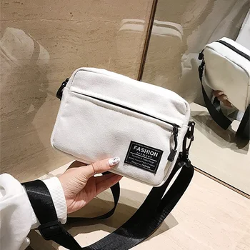 Yuhua, 2020 nove modne ženske torbice, priložnostne korejska različica vrečko, preprost platno rami, trend ženska messenger bag