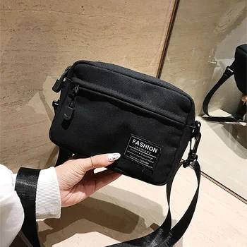 Yuhua, 2020 nove modne ženske torbice, priložnostne korejska različica vrečko, preprost platno rami, trend ženska messenger bag