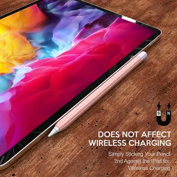 Za Apple Svinčnik 2 V Primeru Zajema Tablični računalnik iPad torbica Pen Pen Zaščitna Kožo Mehko Silikonsko Nasvet Kritje Imetnik Tablet Touch Pen Rokav