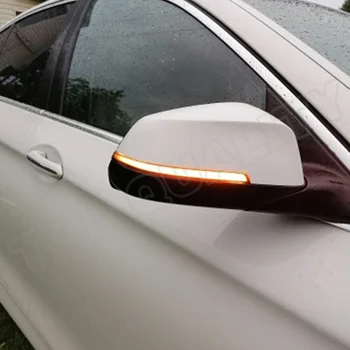 Za BMW 5 6 7Series G30 G31 G32 GT G11 G12 F90 M5 2 Kosa Dynamic LED Vključite Opozorilne Luči Strani Krilo Ogledalo indikacijske lučke
