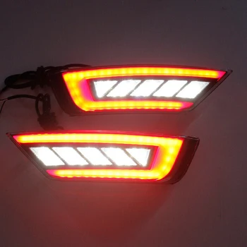 Za Ford Eco Sport 2019 2020 Zadnji Odbijač Reflektor Sveti Multi-Funkcijo Led Zavorne Luči Zadaj Za Meglo