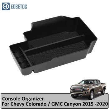 Za GMC Canyon-2020 Armrest Škatla za Shranjevanje Posode Za Chevy Colorado Konzole Armrest Shranjevanje Organizator Avto Dodatki