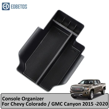 Za GMC Canyon-2020 Armrest Škatla za Shranjevanje Posode Za Chevy Colorado Konzole Armrest Shranjevanje Organizator Avto Dodatki