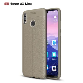 Za Kritje Huawei Honor 8X Max Primeru Mehki Silikon TPU Odbijača Zaščitna Primeru Telefon Za Huawei Honor 8X Max Kritje Funda 7.12
