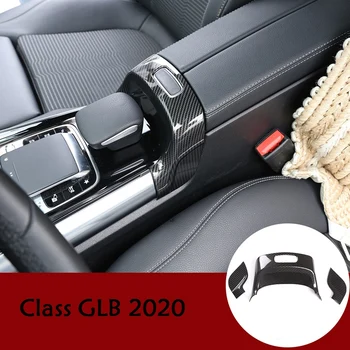 Za Mercedes Benz B GLB Razred W247 X247 2019 2020 Ogljikovih Vlaken ABS Avto Notranje zadeve Armrest Polje Stikalo Okvir Pokrova Trim