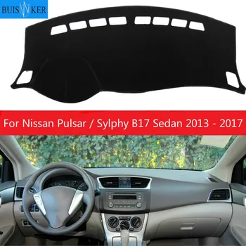 Za Nissan Pulsar / Sylphy B17 Limuzina 2013 - 2017 Avto Nadzorna Plošča Pokrov Mat Pad Notranje Sonce Odtenek Instrument Preprogo Dodatki