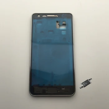 Za Samsung Galaxy S2 S II I9100 9100 Original Mobilni Telefon Plošče Ohišje Spredaj Sredini Okvirja S Tipko Home Tipka