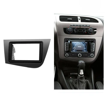 Za SEAT Leon 2005-2012 2Din o Plošči Spremembo Plošče DVD Navigacijska Plošča Okvir Avto Fascias Stereo Radio Plošča