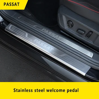 Za Volkswagen Passat 2019 Prag bar dobrodošli pedal vrata prtljažnika pedal Vrata Polico Zaščitnik Spremembe okras Avto dodatki