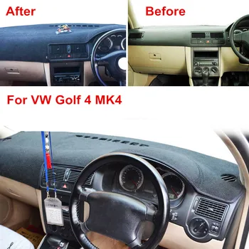 Za VW Golf 4 MK4 1997 1998 1999 2000 2001-2003 nadzorna plošča Pokrov Mat, Dash Pad Sonce Odtenek Instrument Zaščito Preprogo Avto Dodatki