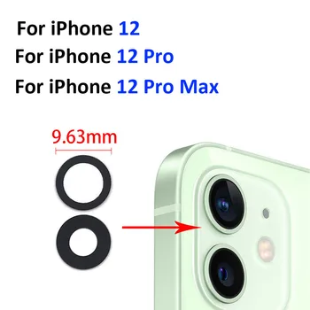 Zadnje Steklo Objektiva Kamere s Trakom Zamenjava Za Iphone 11 12 Pro Mini Max X XR XS 8 7 6 6S Plus
