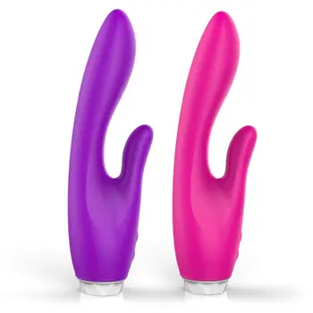 Zajec G Spot Vibrator za Klitoris Stimulator z 10 Vibracije Načini Dvojno Motornih Massager za Ženske in Pari