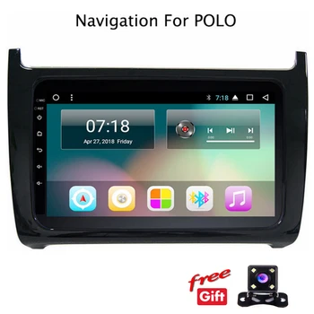 Zaslon na dotik avtoradio 2 din Multimedia, Video Predvajalnik Navigacija GPS Android Za Volkswagen VW POLO limuzina vodja enote wifi, bt