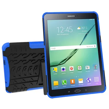 Zavihek S2 9.7 SM-T810 Težka Oklep Shockproof Oporo Mehko Lupini Primeru Pokrovček Za Samsung Tab Galaxy S2 9.7 T810 T815 Tablet