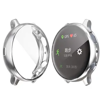 Zaščitni ovitek za Samsung galaxy watch aktivna 2 44 mm 40 mm R830 R820 Ultra-tanek Mehki Silikonski celozaslonskem zaščitni Pokrov Primeru