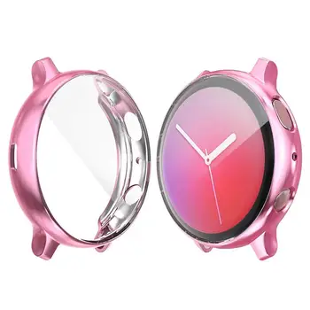 Zaščitni ovitek za Samsung galaxy watch aktivna 2 44 mm 40 mm R830 R820 Ultra-tanek Mehki Silikonski celozaslonskem zaščitni Pokrov Primeru
