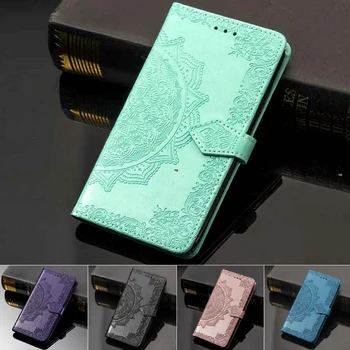 Zenfone 2 Deluxe Z00AD Usnjena torbica Luksuzni 3D Cvet Reliefni Denarnice Usnja Flip Case Za Asus Zenfone 2 ZE551ML ZE550ML