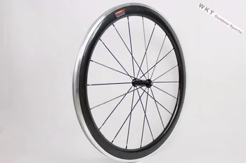 Zlitine zavorni površini 50 mm clincher ogljikovih kolesa aluminija ogljikovih dvojic za cestno kolo