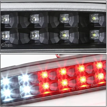 Črna Jasno LED Tretji postaji Zavorna Luč Tovora za 99-16 Ford F250/93-11 Ranger, Mazda B-Series