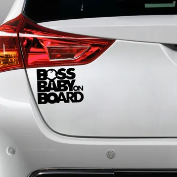 Šef Baby On Board Avto-Styling Vozil Telo Okno, Odsevne Nalepke, Nalepke 2020