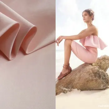 Šivanje DIY Modni Visoke Kakovosti Svila Volna tkanina
