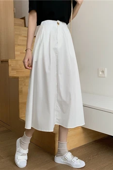 Ženska Krilo Vintage Obleke, Dolga Krila Črna Harajuku Poletje Visoko Pasu Ulične 2020 Moda flowy Svoboden Elastična Šifon