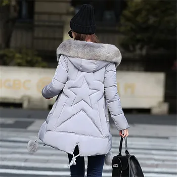 Ženske parka 2018 ženska zimske jakne 2018 hooded prešite ženski korejski vrhnja oblačila suknji ženska zimski modni 2018KK2569 X
